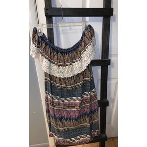 Summer off the shoulder dress